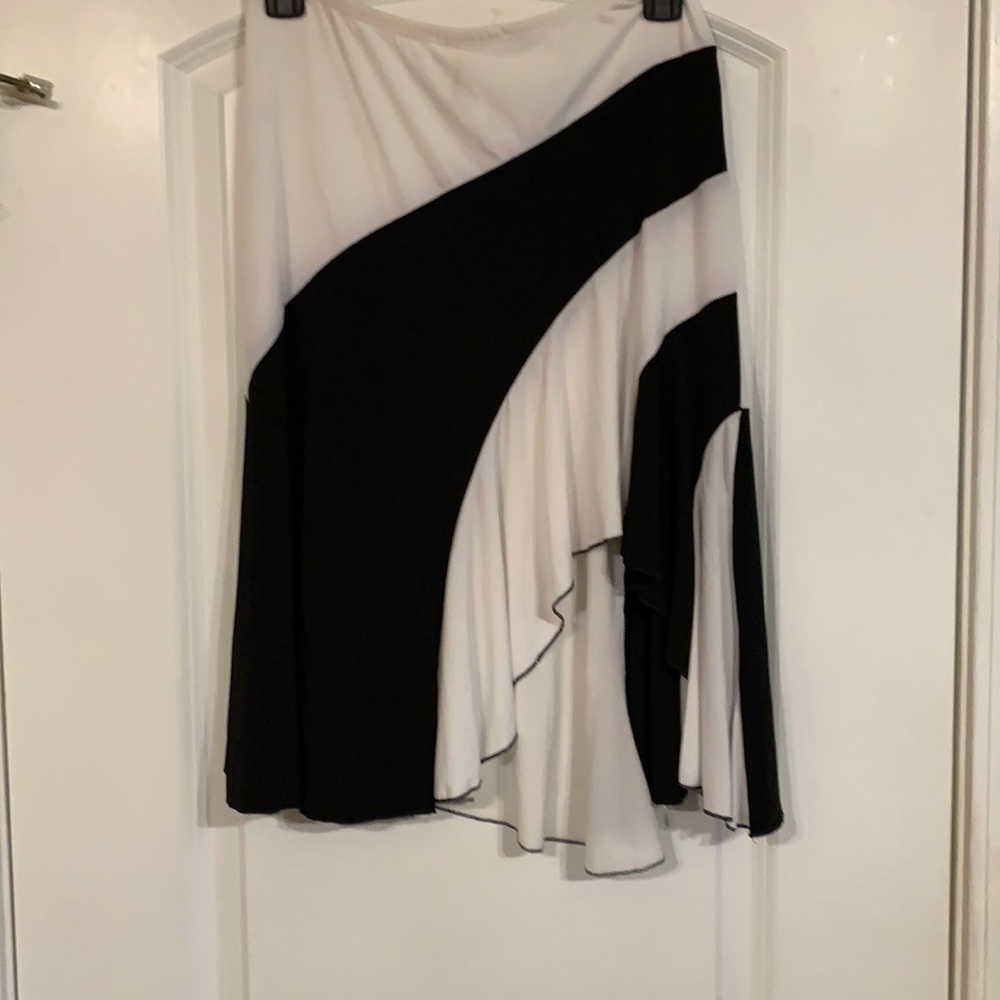 Black and white skirt